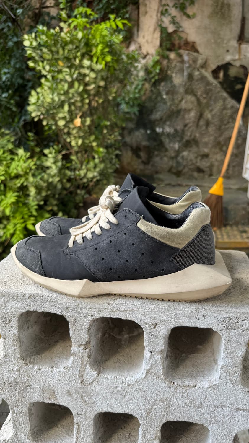 릭오웬스 14fw 테크러너 검흰 (UK7 250-255) 상품이미지2