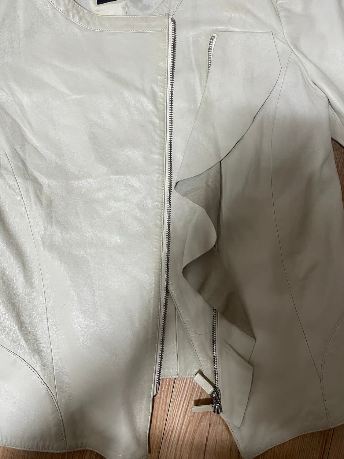 Emporio Armani 엠포리오 아르마니 투웨이 램스킨 레더자켓 상품이미지3