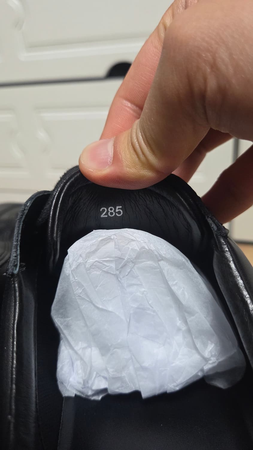 페몬트 드레스 블랙 스니커즈 285 풀박스 구동화 상품이미지6