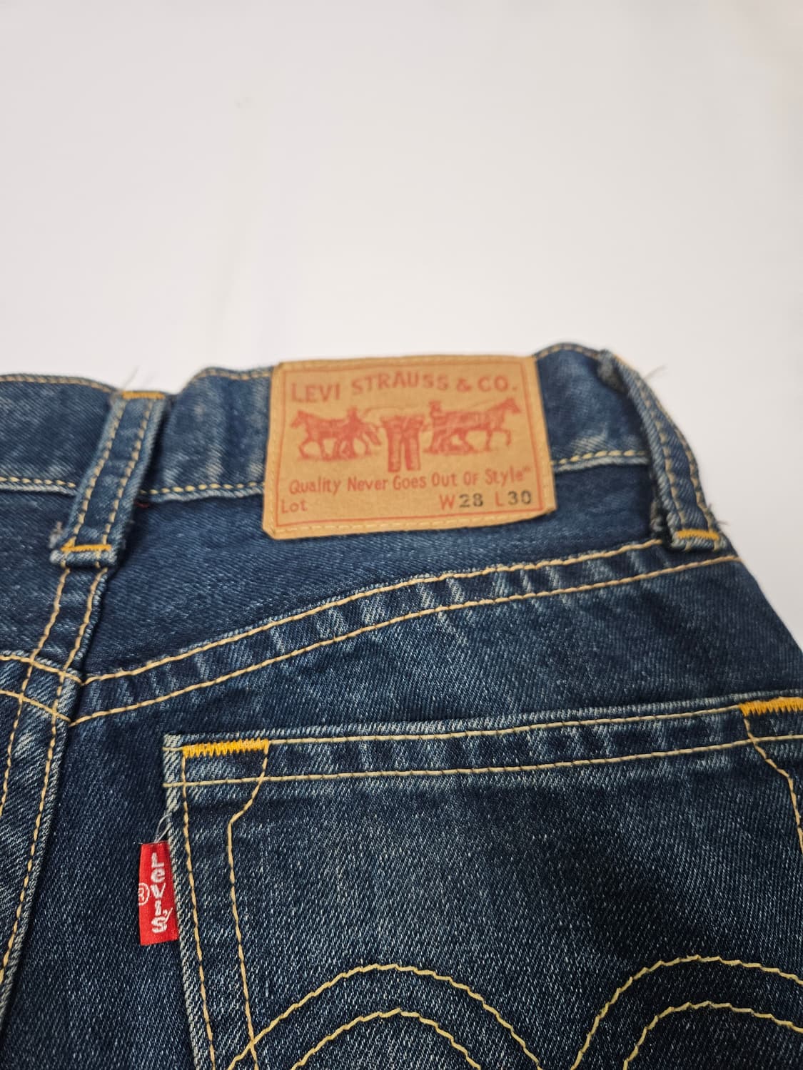 00s 리바이스 아이코닉 데님팬츠 스트레이트핏 타입1 빈티지 28x30 상품이미지2