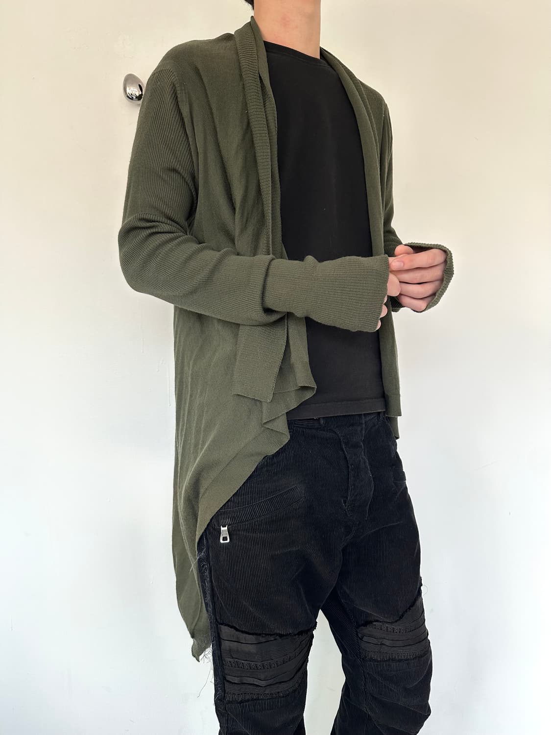 릭오웬스 2016 립 니트 가디건 상품이미지3