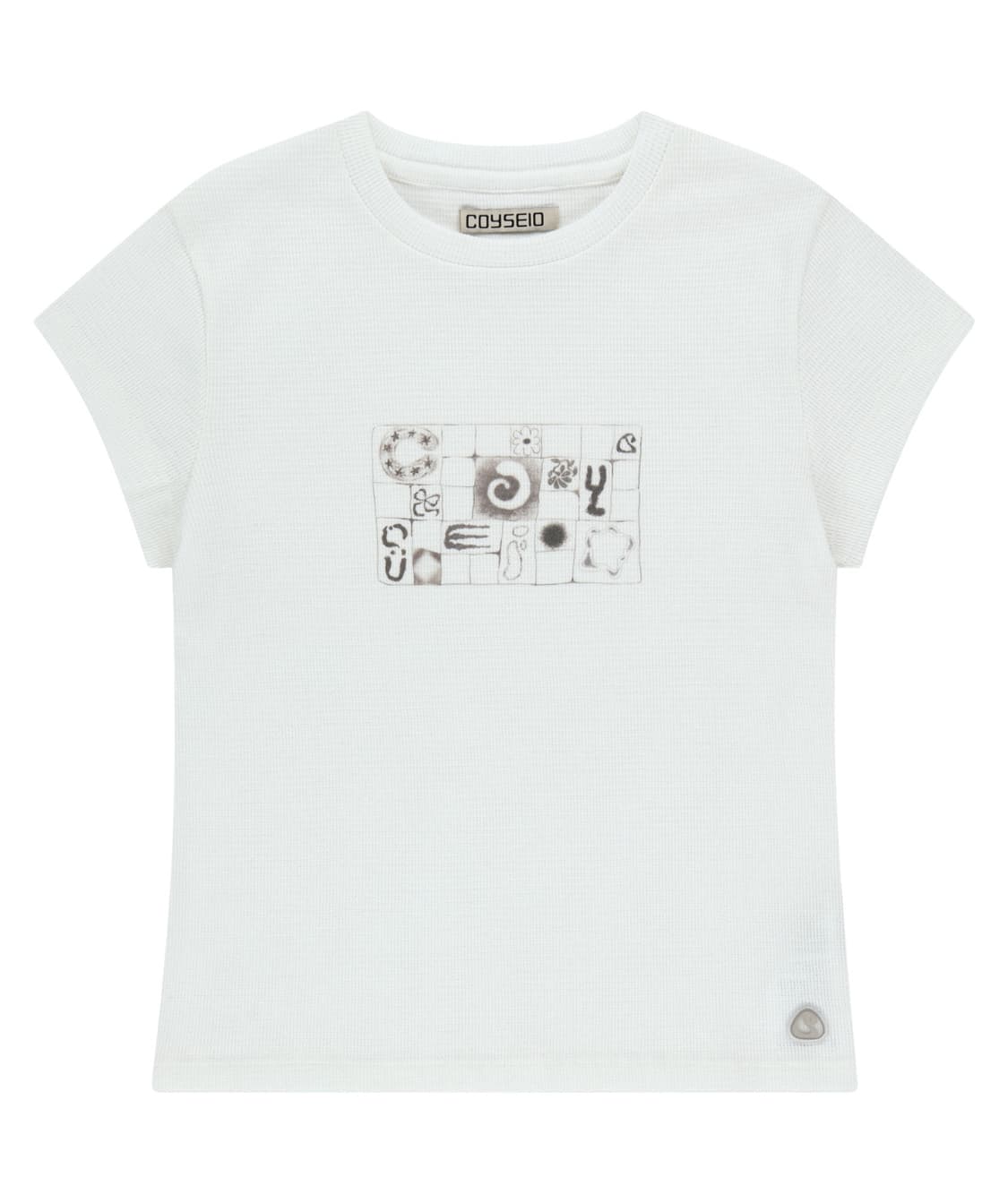 코이세이오 COY WAFFLE T-SHIRT IVORY COY WAFFL 상품이미지1