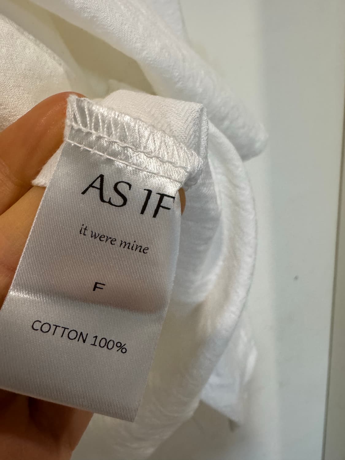 새상품 as if 핀턱 블라우스 상품이미지7