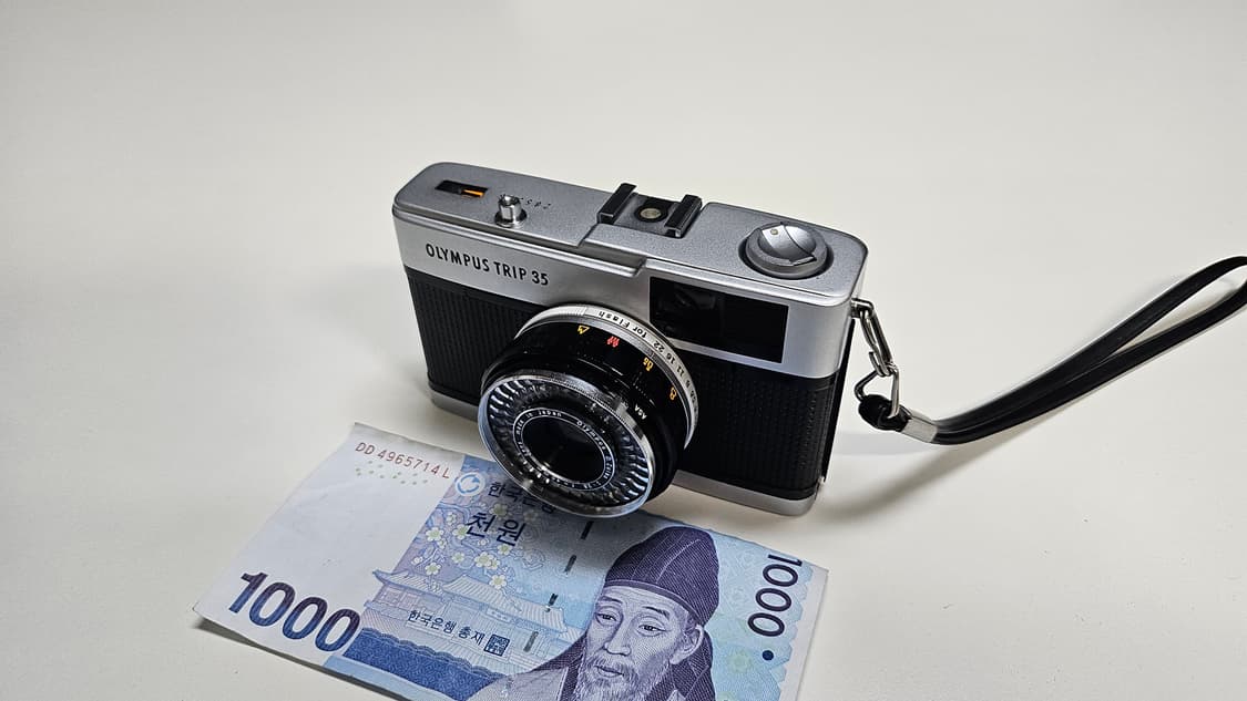 작례O 기계식 대표 아이콘 올림푸스 트립35 필름카메라 빈티지 필카 상품이미지1