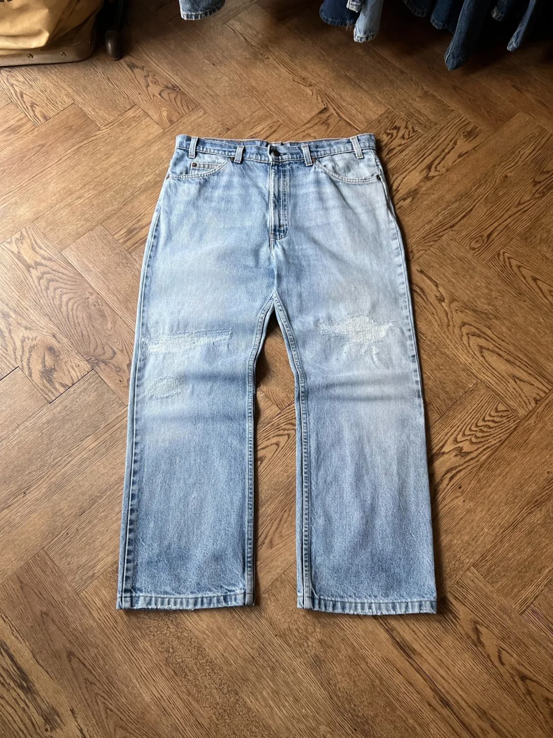 [36]80s 리바이스USA 20517-0217 오렌지탭 플레어진 F26 상품이미지1