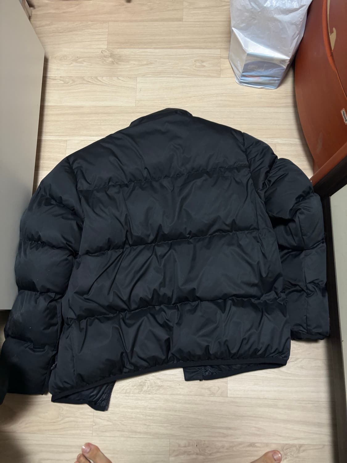 나이키 nsw 패딩 자켓 블랙 -m 상품이미지3