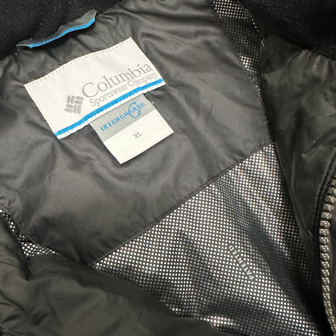 컬럼비아 구스다운 패딩 점퍼 블랙 XL 상품이미지3