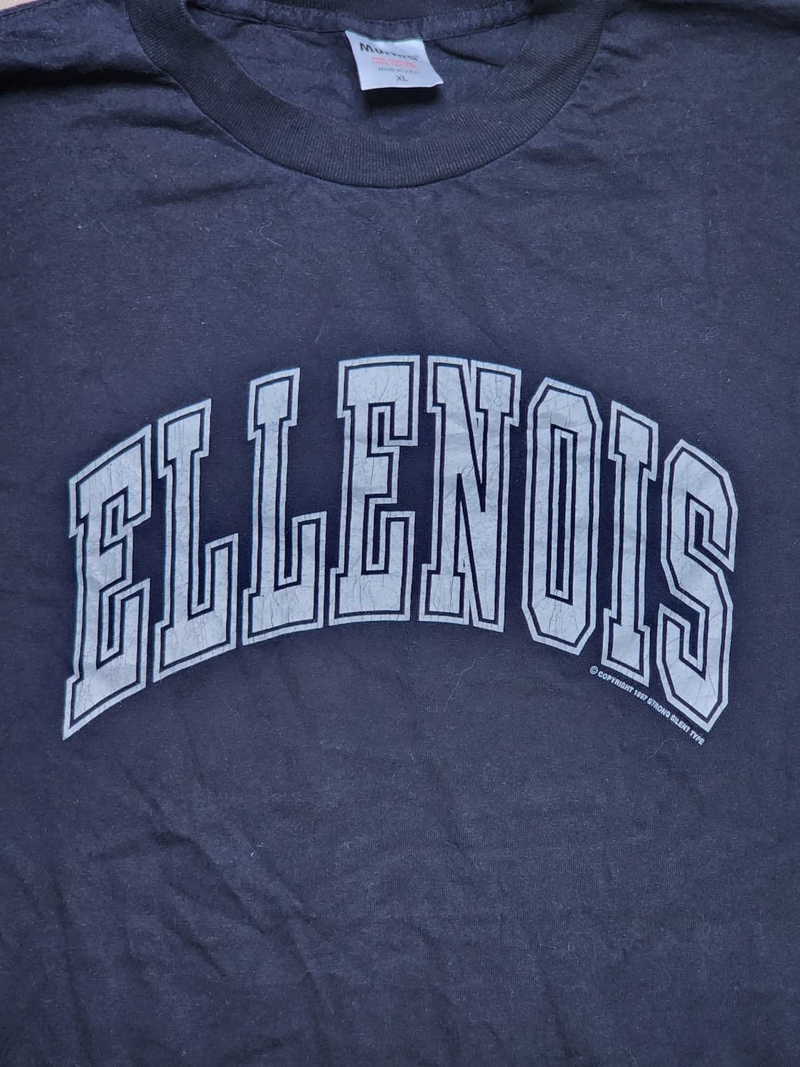 90s USA ELLENOIS 컬리지 티셔츠101 상품이미지4
