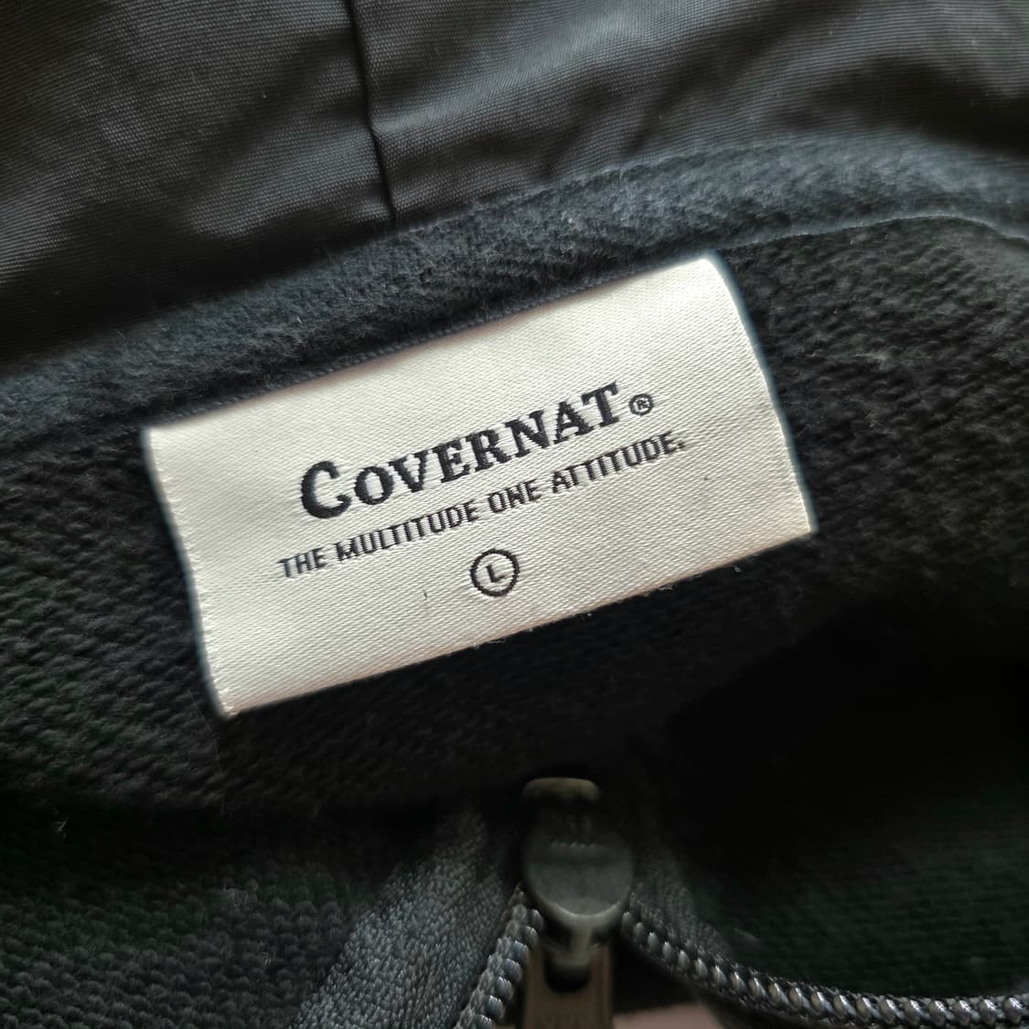 커버낫 언더붑 크롭탑 후드티 상품이미지6