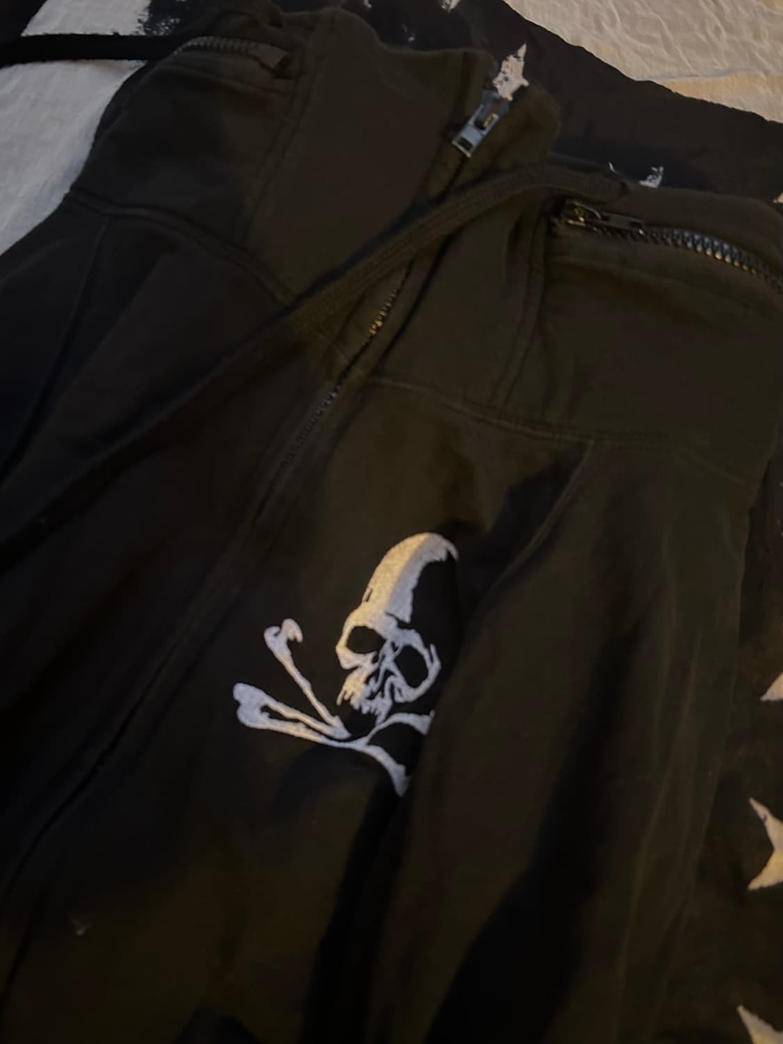 *archive* 2000s roen 펑크 스컬 큐빅 보노넥 집업 상품이미지3