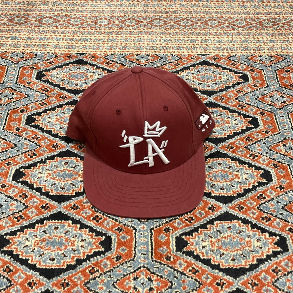  MLB LA로고 파스텔레드 스냅백 FREE 상품이미지1