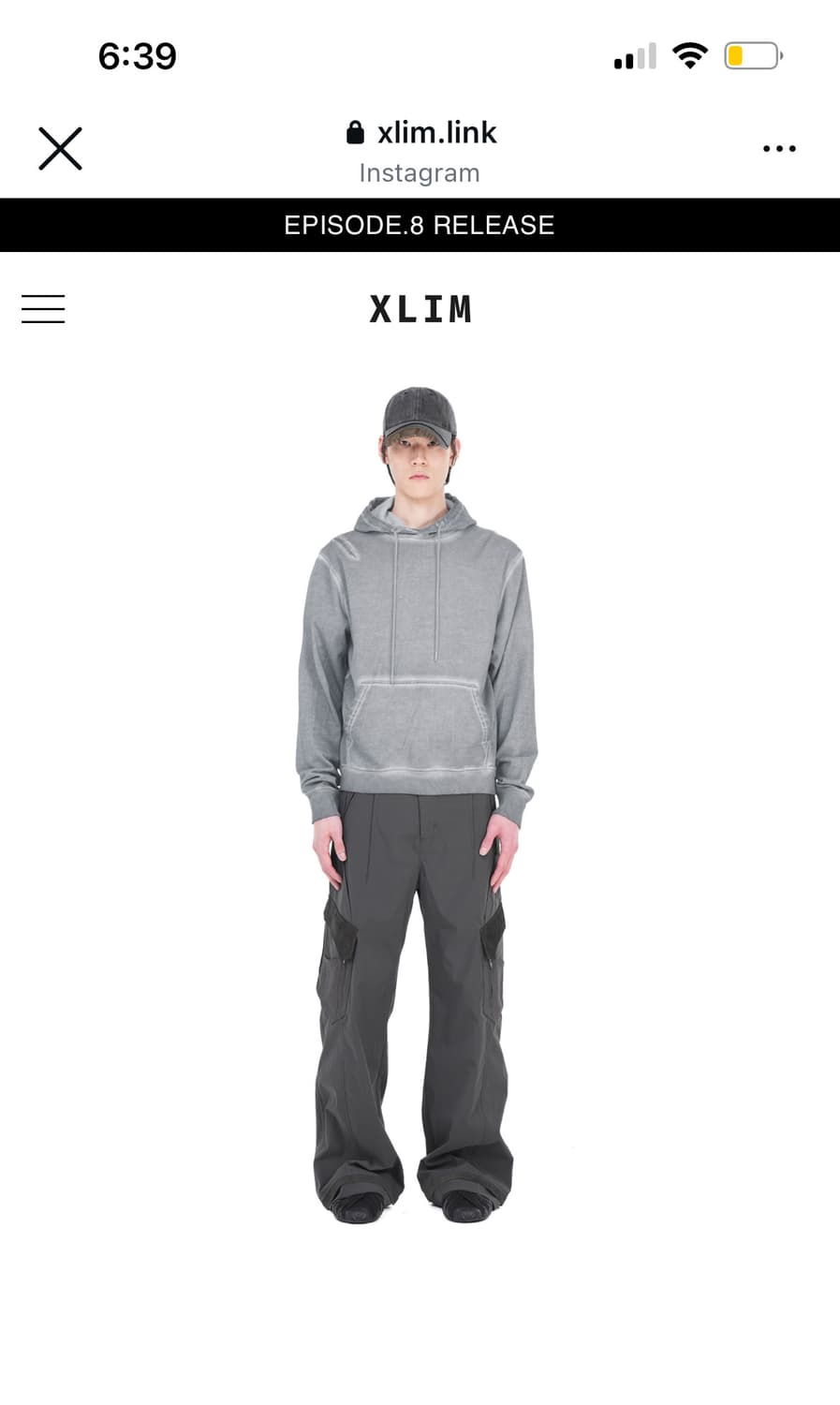 xlim ep.7 후드 s사이즈 상품이미지3