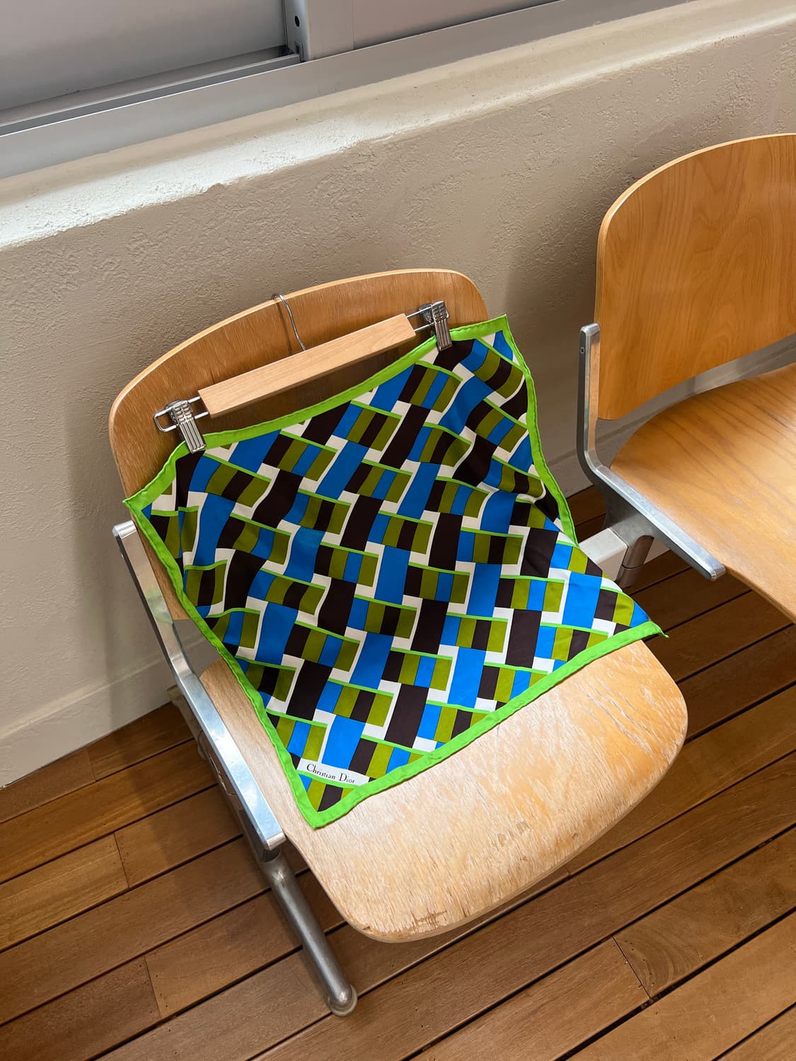 빈티지 디올 지오메트릭 실크 스카프 상품이미지7