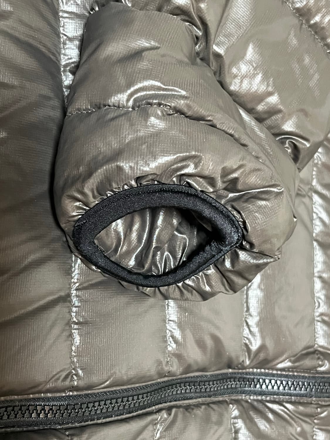 CAMP7 브라운 경량 패딩 상품이미지4