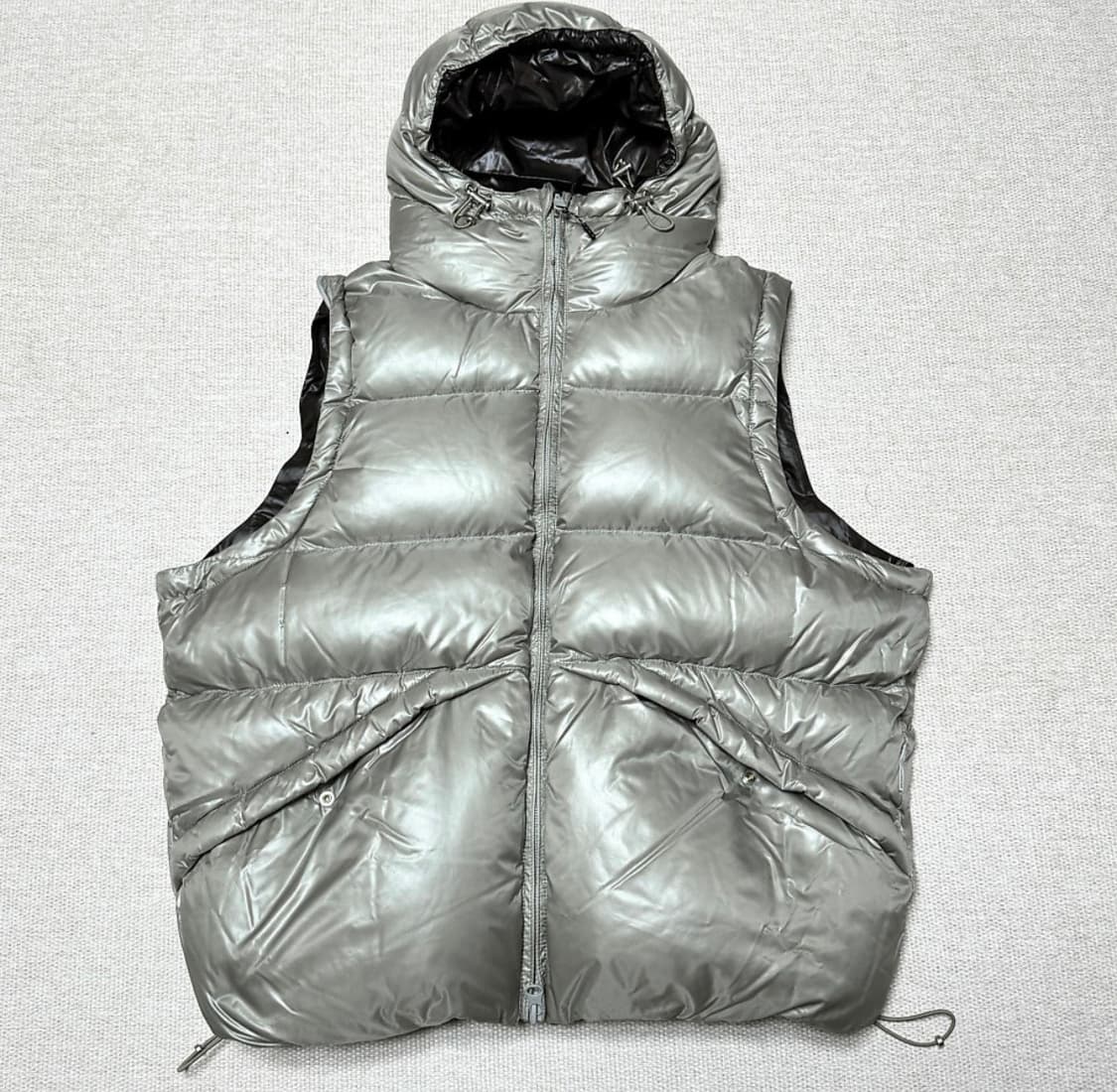 더바이닐 하우스 리버시블 패딩 L 상품이미지4