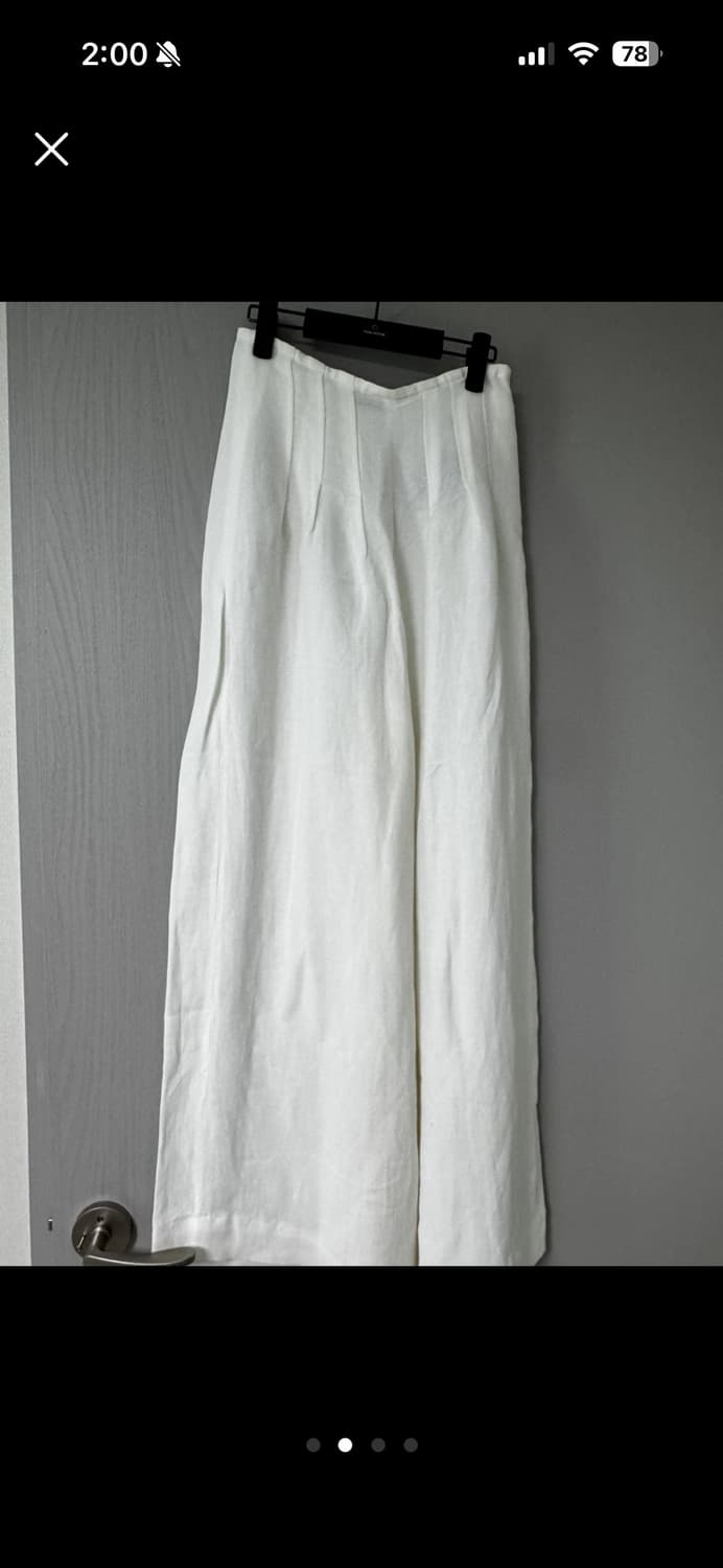 마시모두띠 플리츠 디테일 와이드 레그 팬츠 상품이미지2