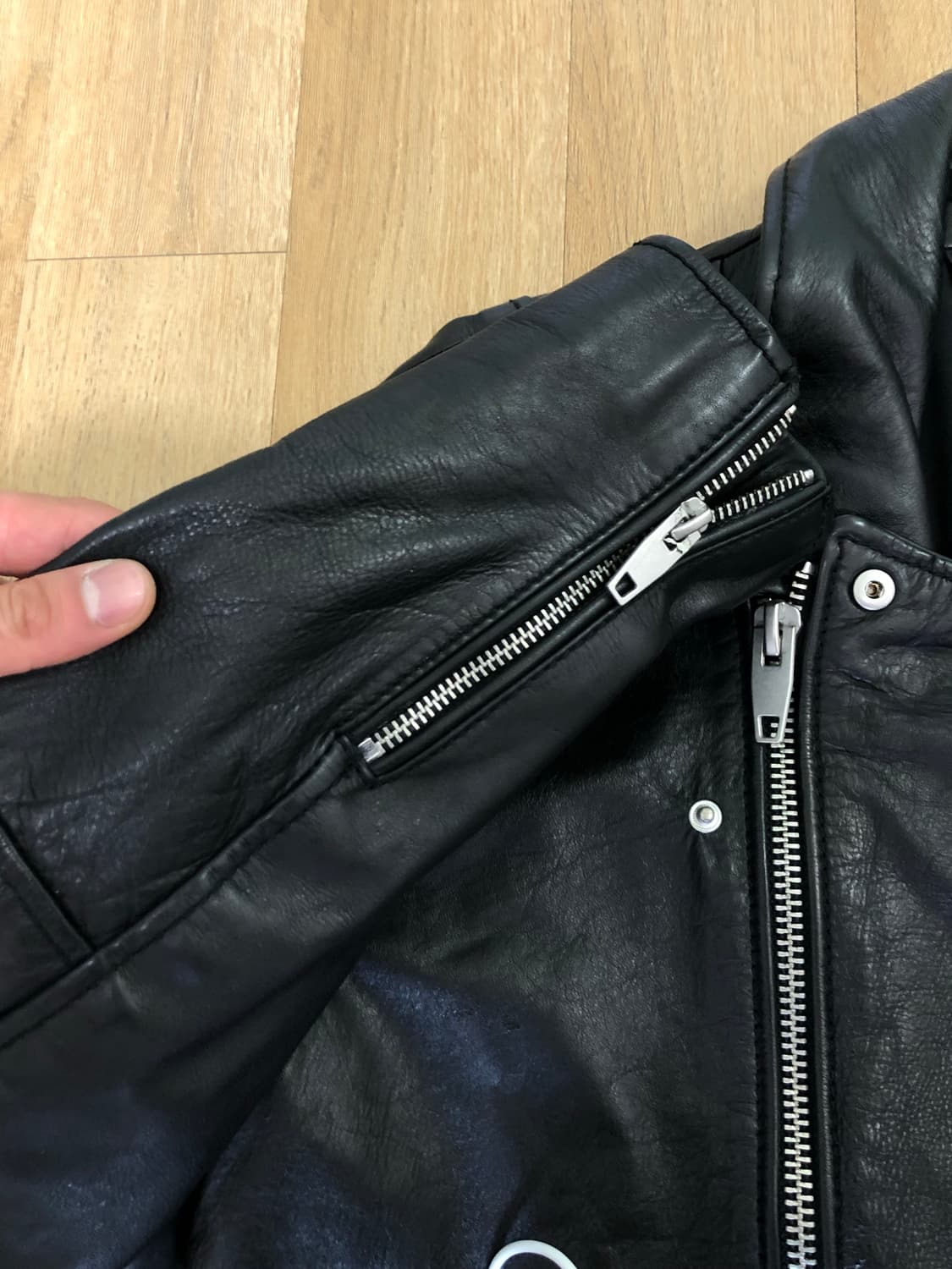 자라 더블 라이더 자켓 상품이미지5