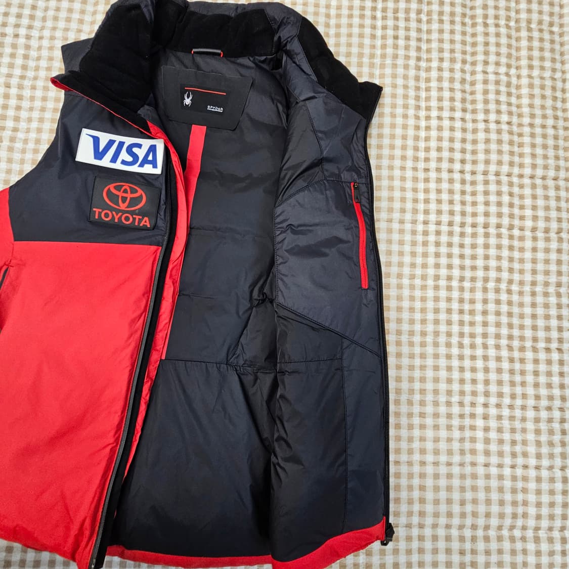 스파이더 오리털 패딩 베스트 남자100 상품이미지5