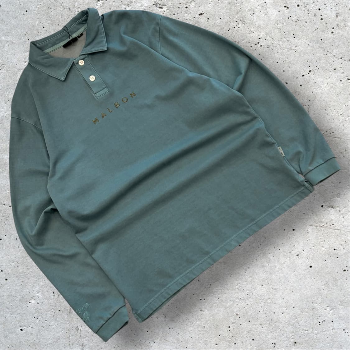 [M] 말본 골프 그린색 카라 긴팔 티셔츠 롱슬리브 D910 상품이미지2