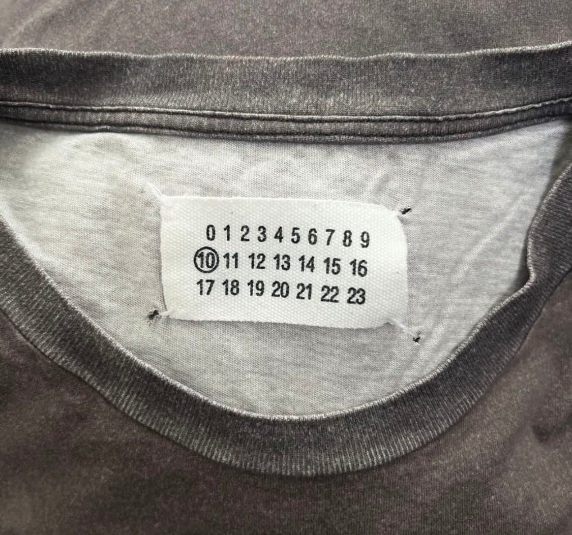 SS08 martin margiela black is basic tee 상품이미지5