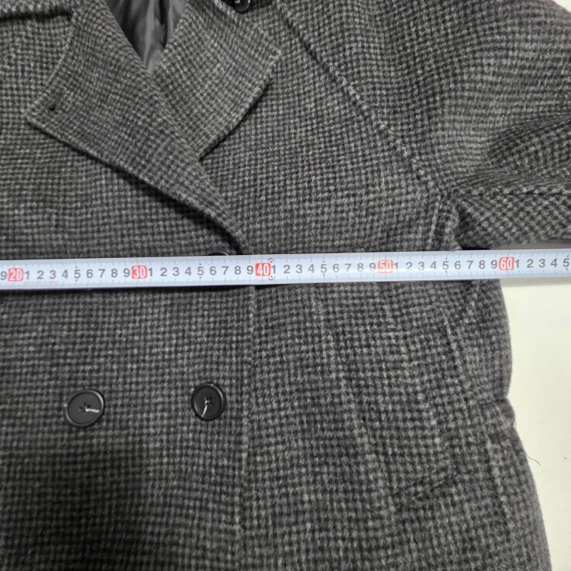 1661 LAUREL 여성 울 블렌드 하운드체크 더블 코트 S 상품이미지3