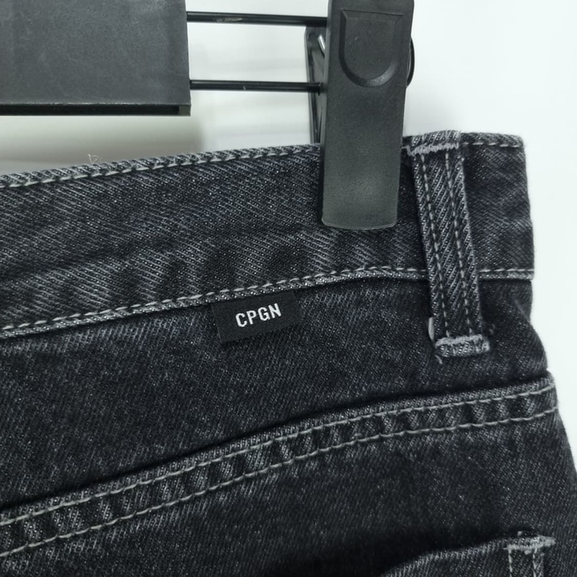 [꼼파뇨] 흑청 와이드 카고 카펜터 데님 팬츠 M18677 상품이미지7