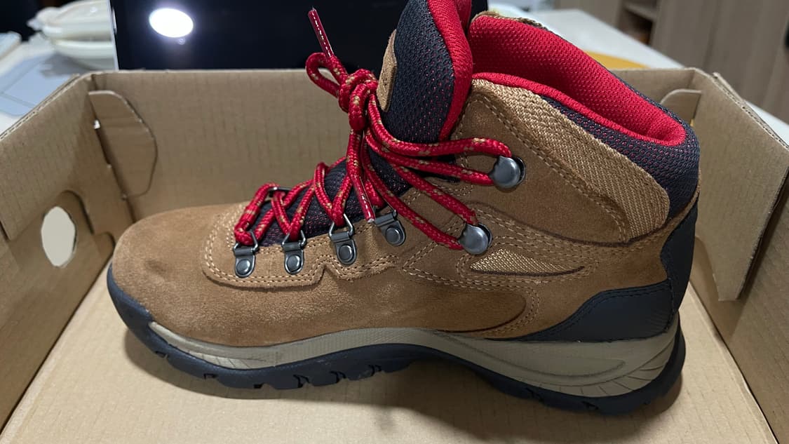 콜럼비아 방수 등산화 브라운컬러 240 상품이미지4