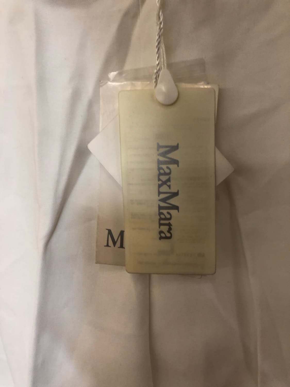 MaxMara 화이트 바지 새상품 상품이미지3