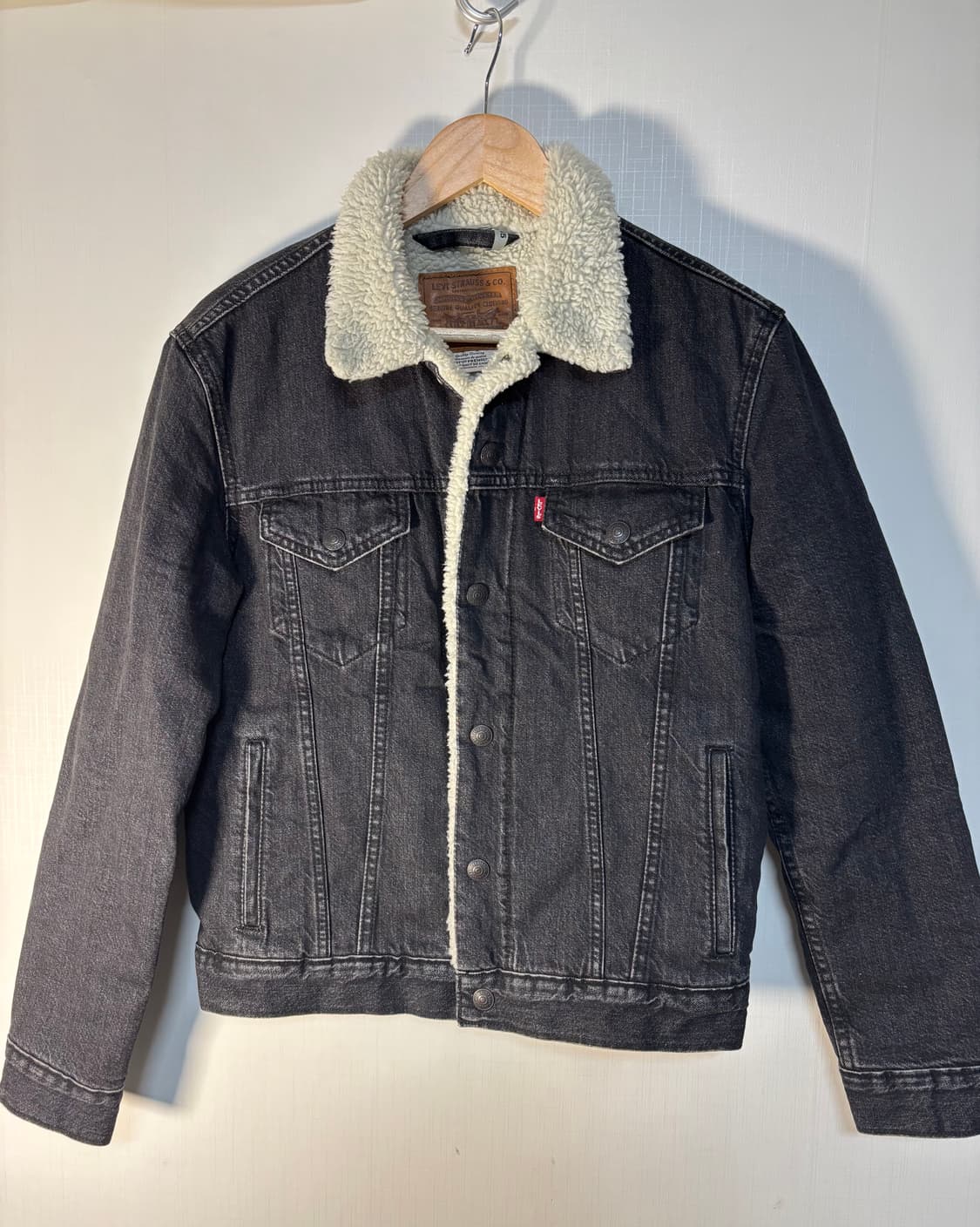 00s 리바이스 흑청 쉐르파자켓 빈티지 데님자켓  상품이미지2