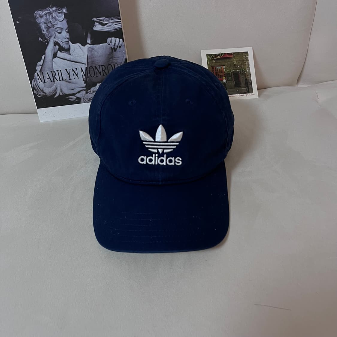 [정품] 아디다스 네이비 트레포일 모자 상품이미지2