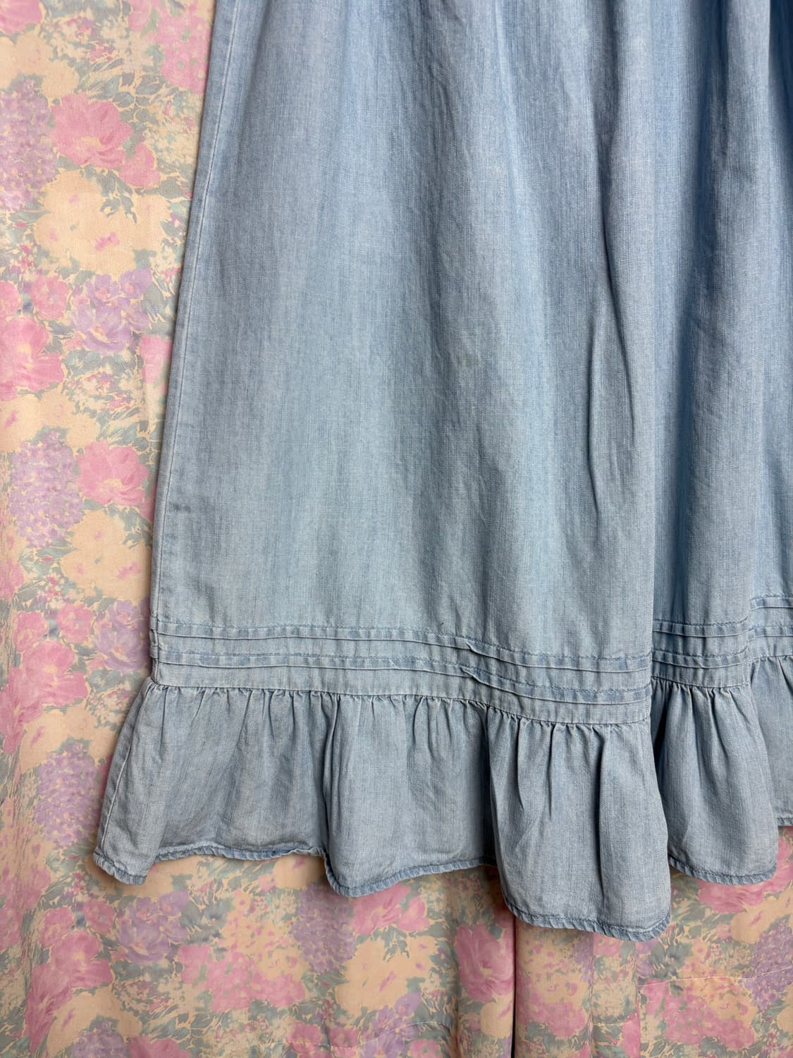 연청 데님 미디 원피스 상품이미지8