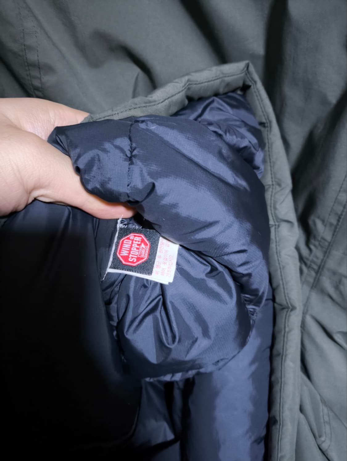 95 코오롱스포츠 800 윈드스토퍼 구스다운 패딩 상품이미지6