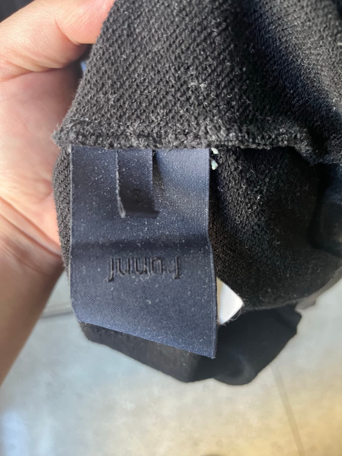 준지 20fw 시멘트리 오버핏 맨투맨 상품이미지5