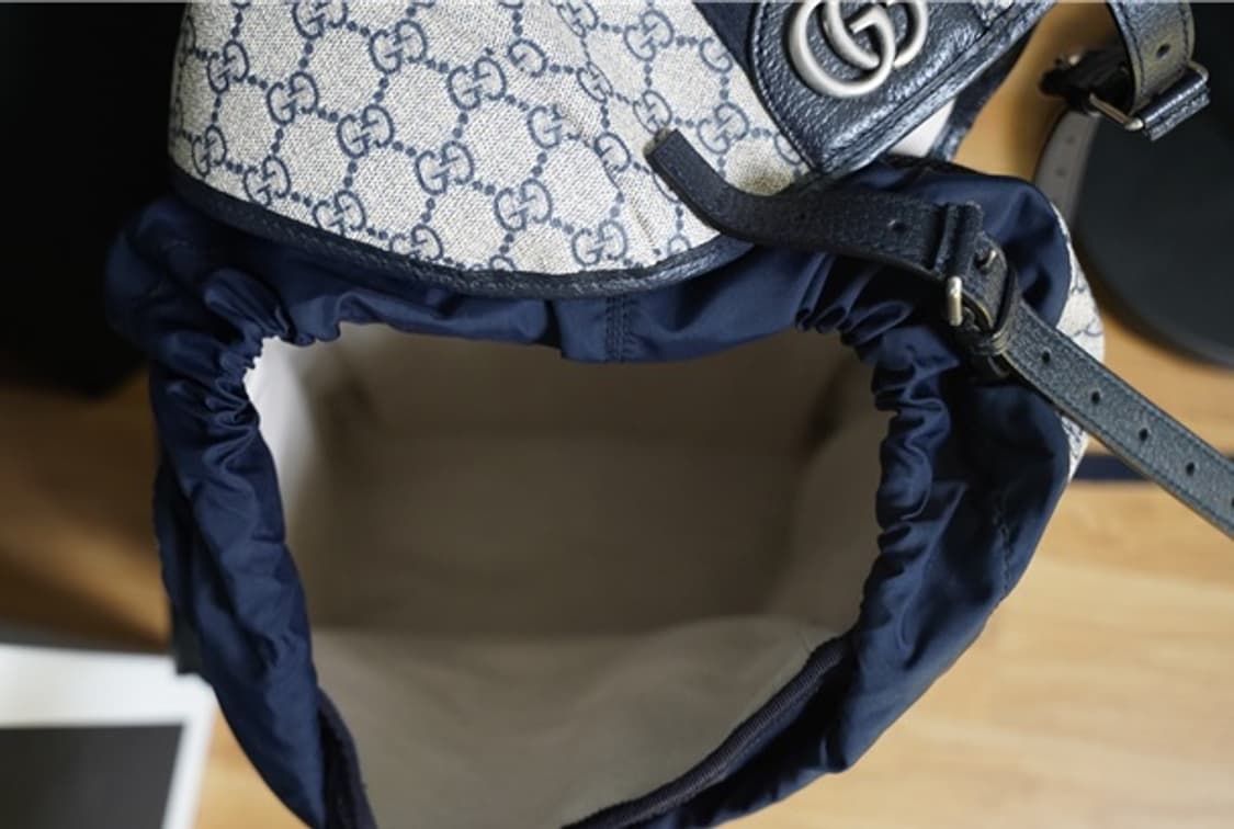 [정품] 구찌 GG 슈프림 웹 스트라이프 클래식 백팩 상품이미지3