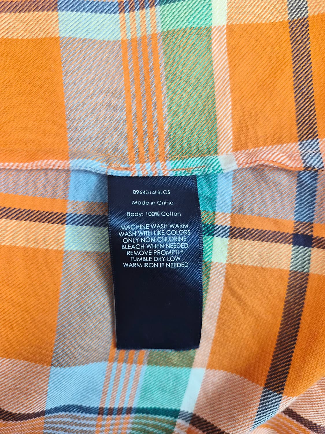 폴로 랄프로렌 오렌지 체크 셔츠 남방 상품이미지7