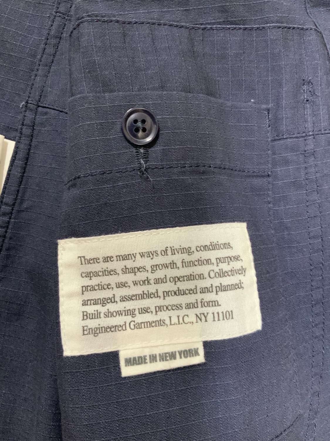 엔지니어드 가먼츠 24ss 베드포드 자켓 립스탑 L 상품이미지3