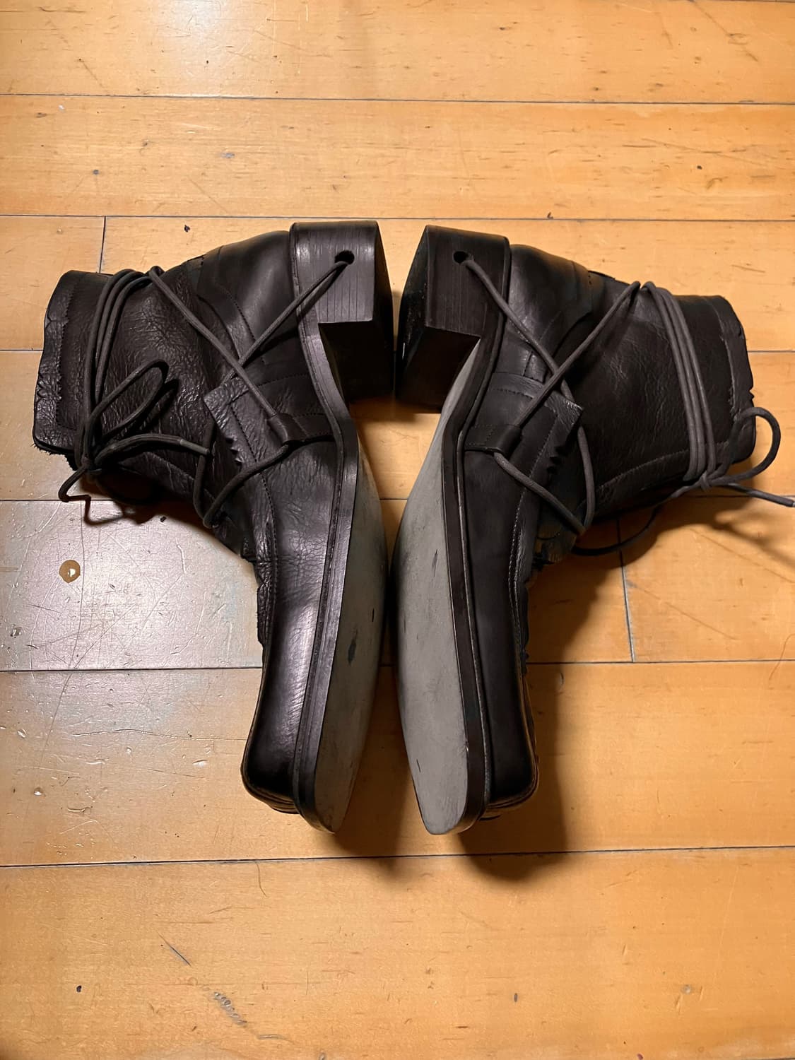 Whoop de doo 훕데두 그런지 레이스 스루 힐 부츠 (270) 상품이미지4