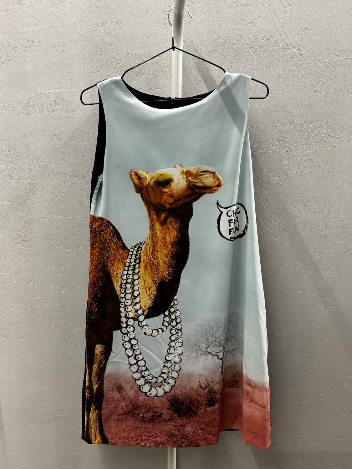 MOSCHINO 낙타 프린팅 민소매 원피스 S 상품이미지2