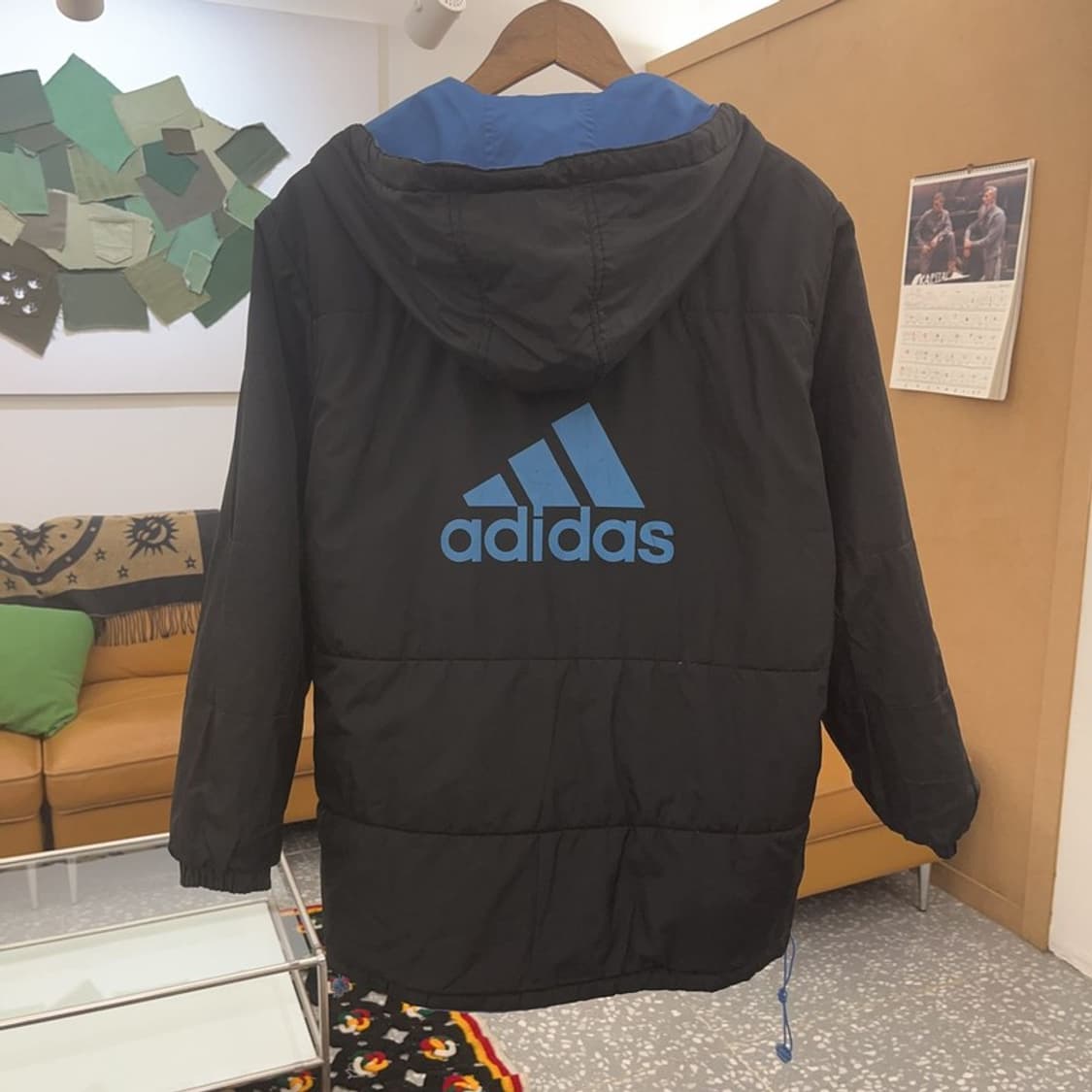 아디다스 레트로 다크블루 리버시블 바람막이 자켓 100 C08484 상품이미지6