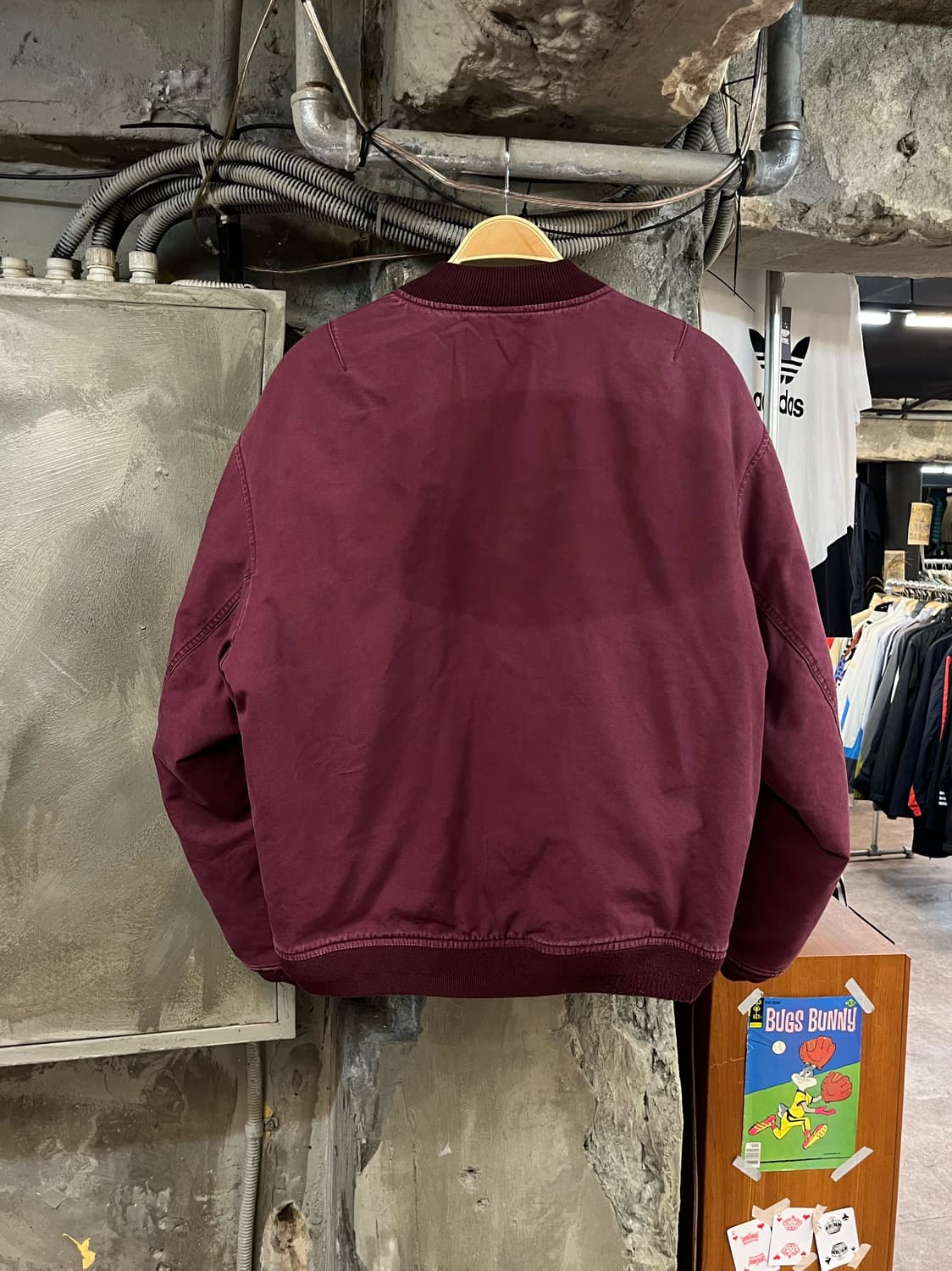 나이키 ma1 항공점퍼 버건디 L #csz1886 상품이미지2