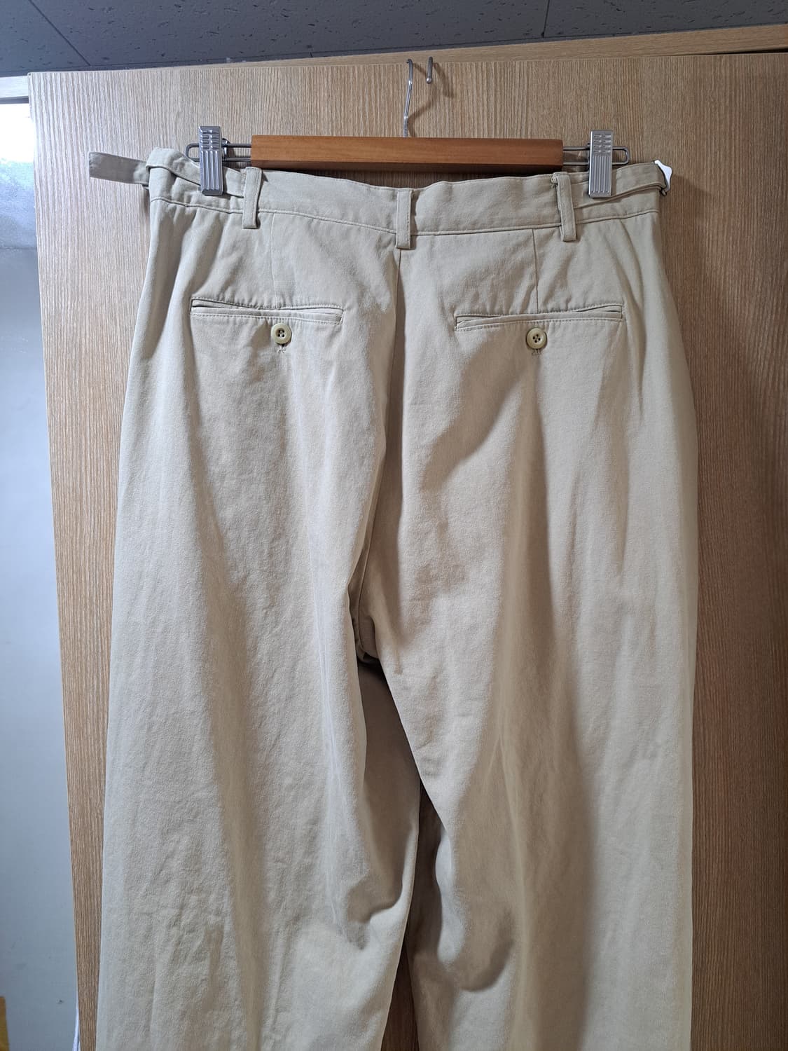 노운 와이드 치노팬츠 베이지 1사이즈 상품이미지5