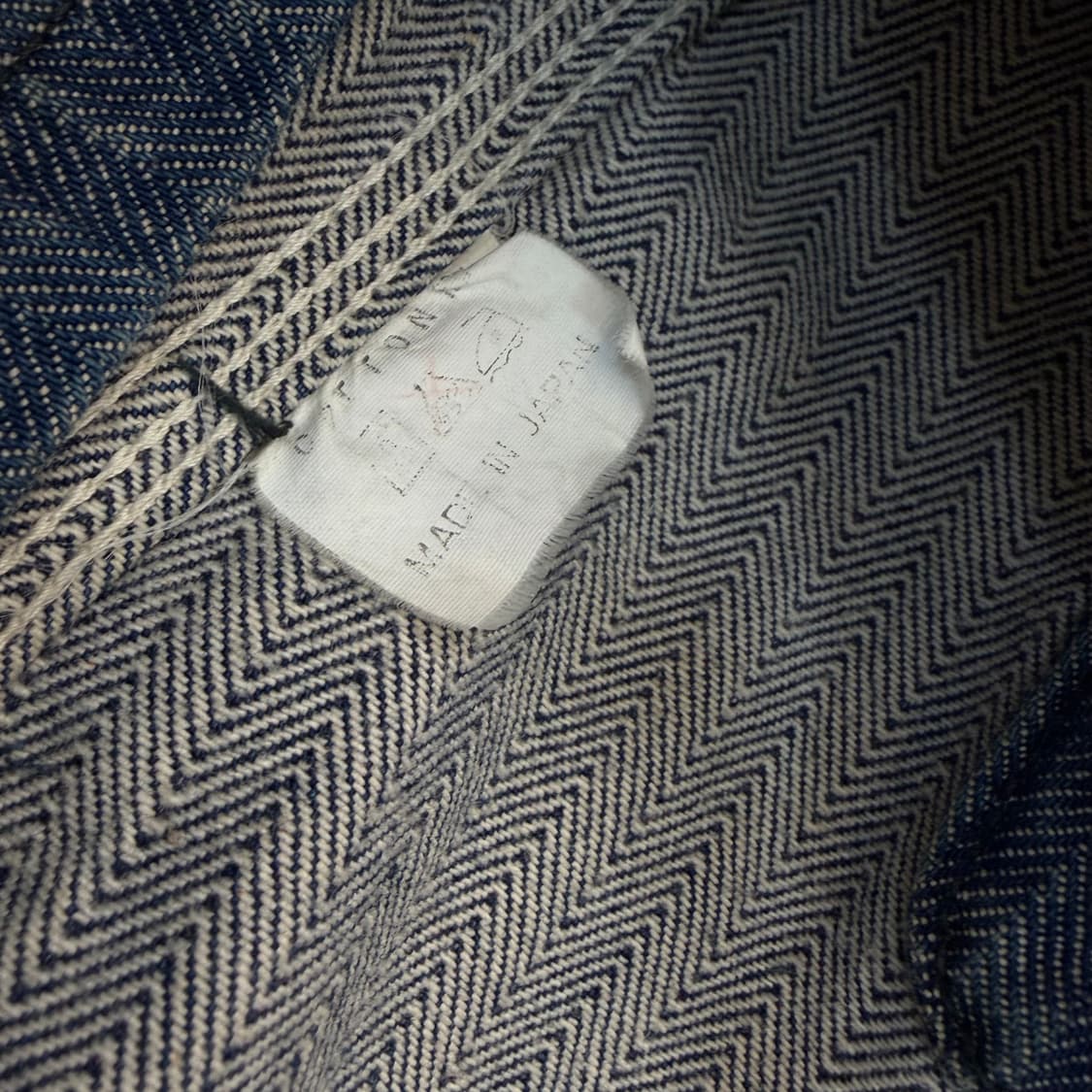 90s evisu evis 에비수 히코리 워크 초어 데님자켓  상품이미지5