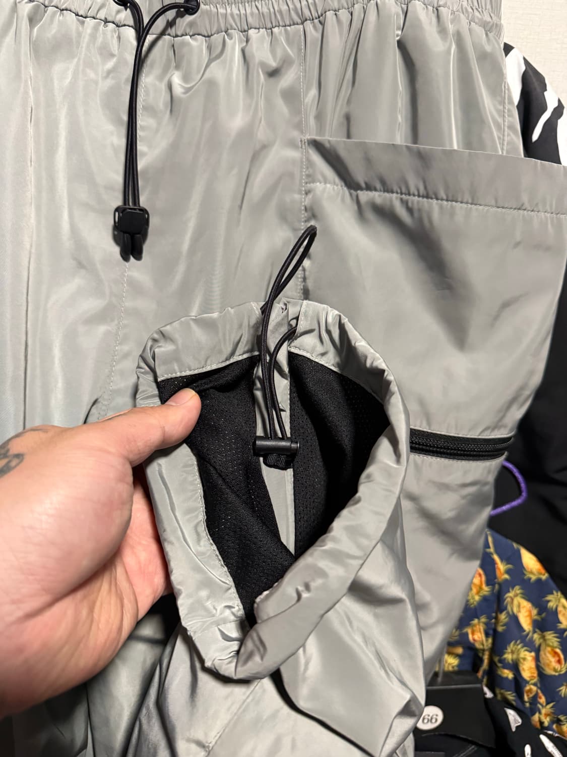 블라인드파일즈 테크팬츠 그레이 상품이미지2