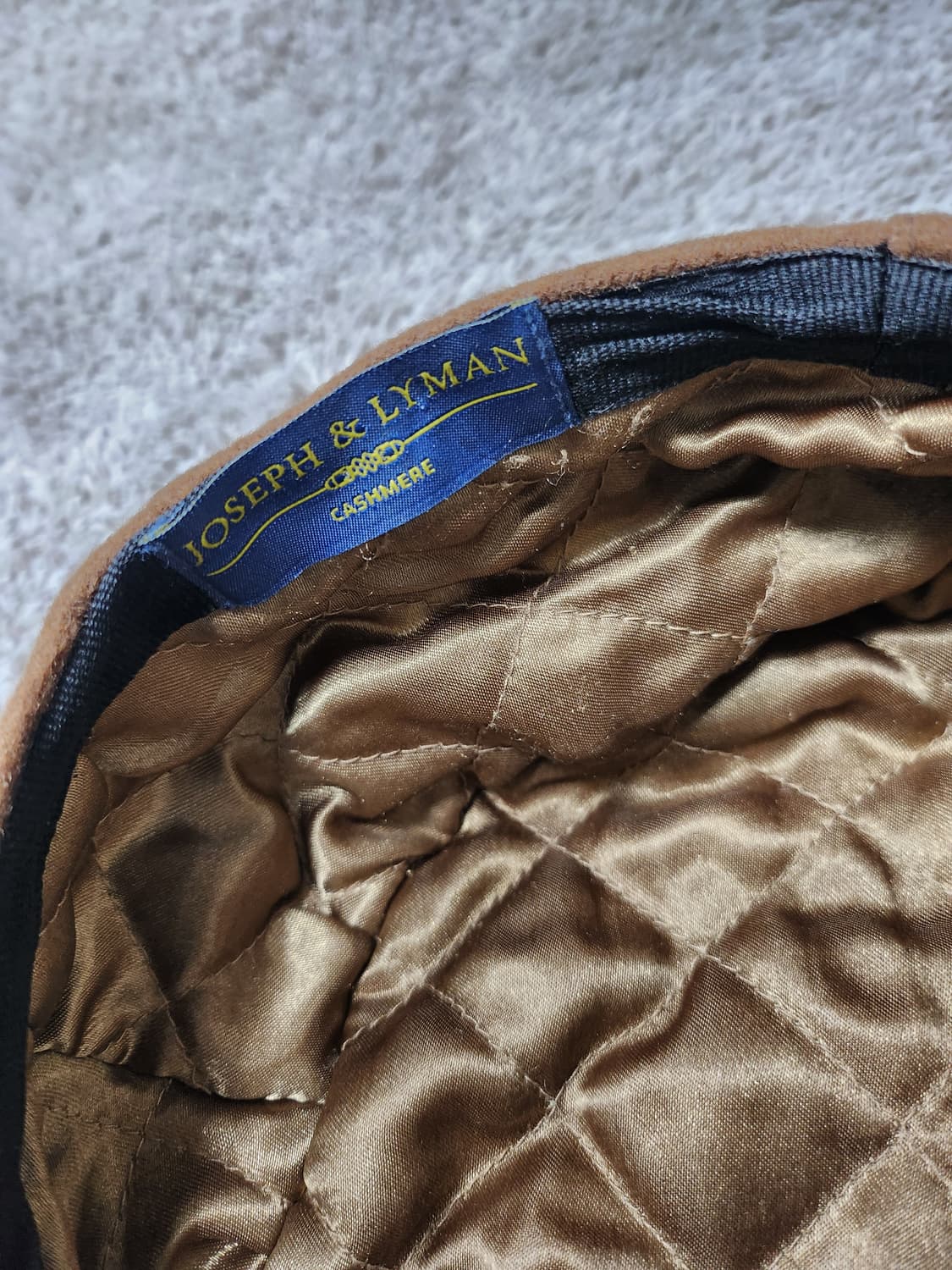 빈티지 JOSEPH & LYMAN 캐시미어 헌팅캡 상품이미지6