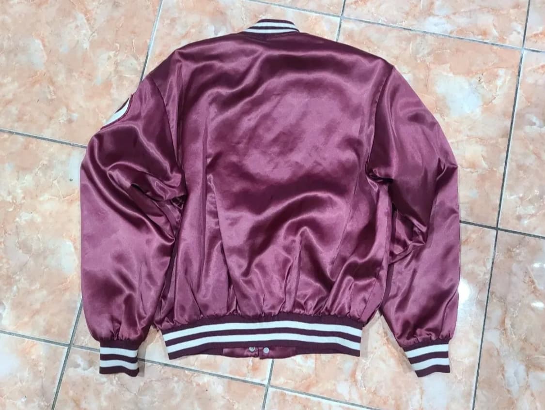 SWINGSTER 필라델피아 필리스 새틴 점퍼 버건디 상품이미지2