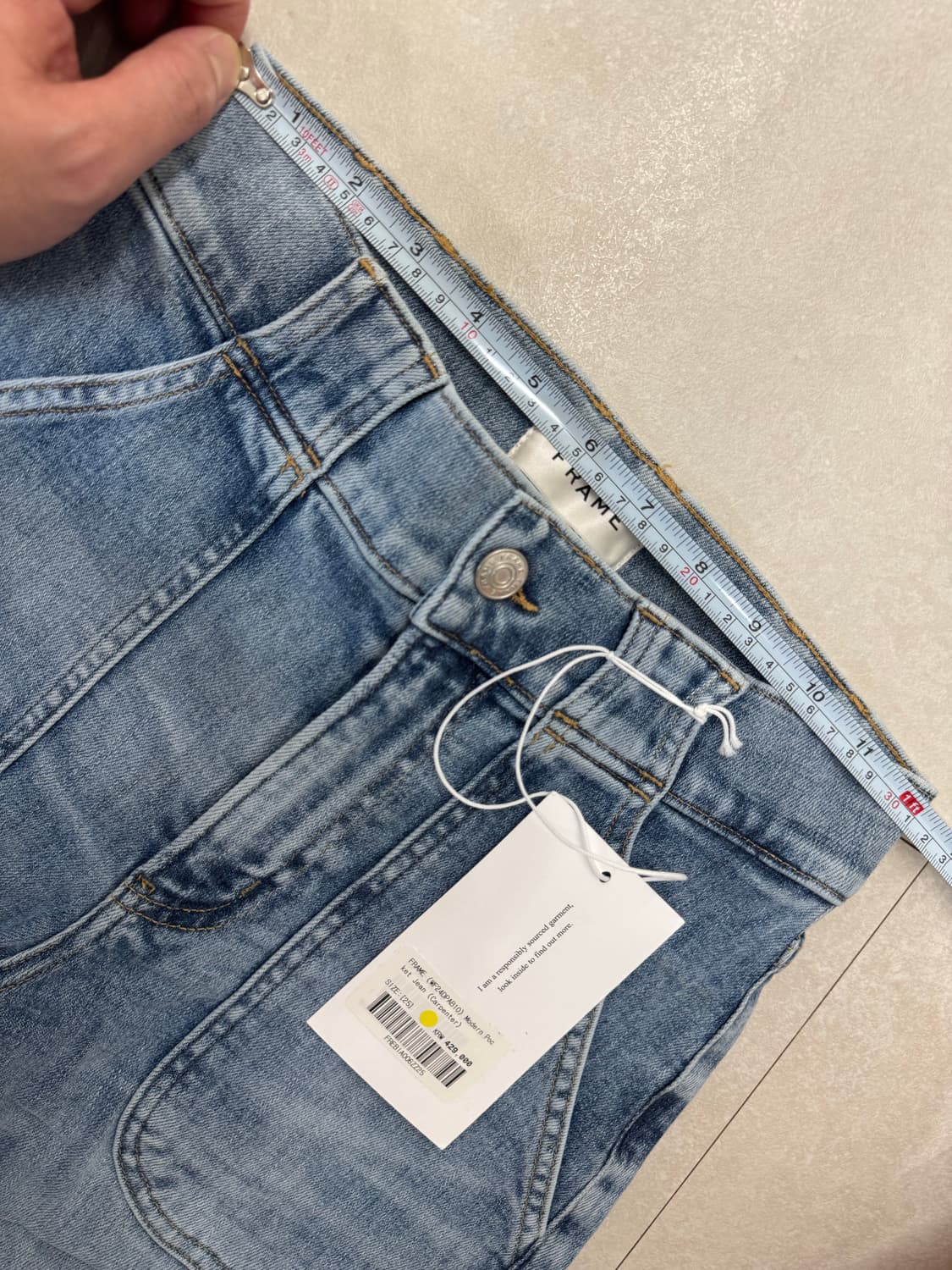 (새상품) Frame 프레임 Crpenter 와이드 데님 팬츠 상품이미지10