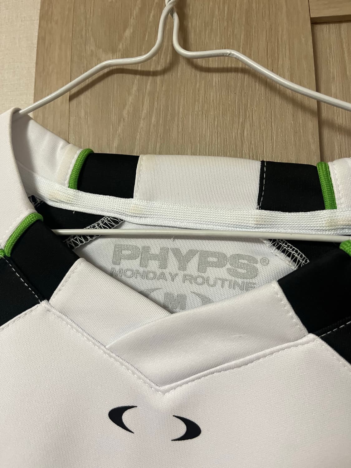 피지컬 디파트먼트 매쉬 모터사이클 래글런 반팔티셔츠_화이트 M 상품이미지3