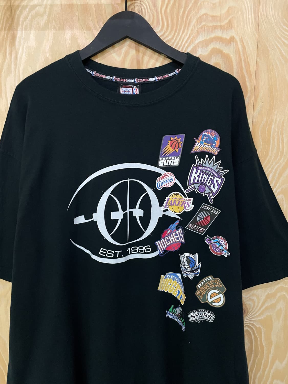 NBA 덩크 베스킷볼 멀티 로고 티셔츠 상품이미지3