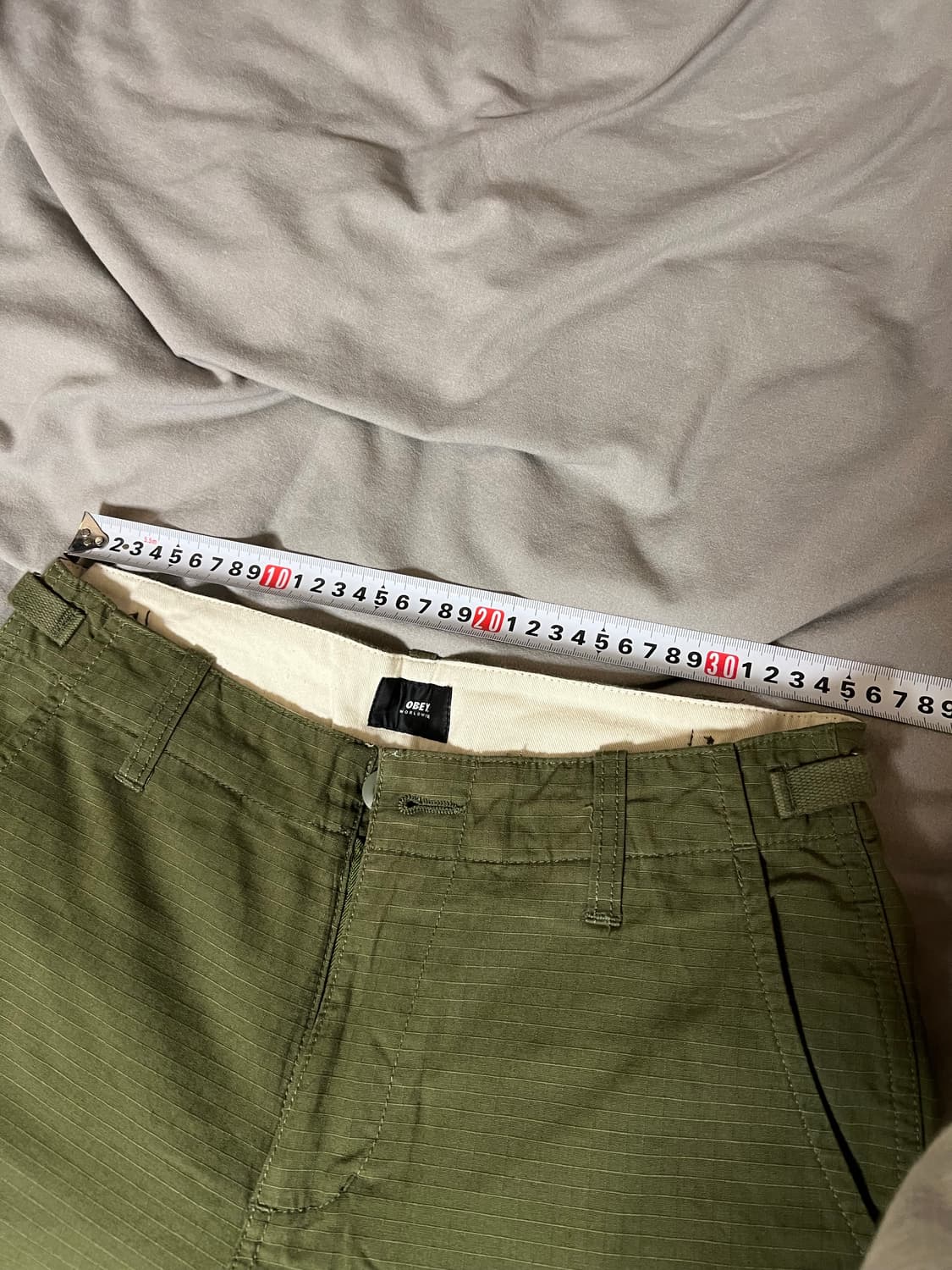 오베이 obey 올리브그린 카고바지 28 상품이미지6