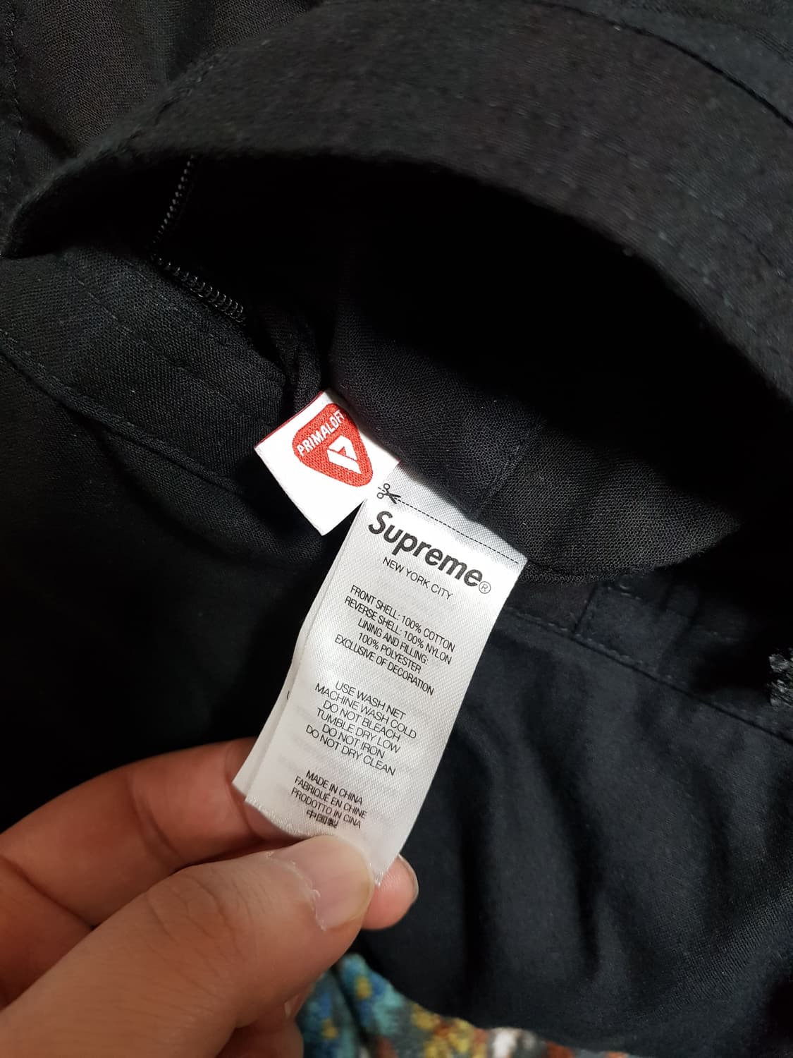슈프림 마드라스 리버시블 윈드스토퍼 퍼퍼 패딩 자켓 블랙 23SS 상품이미지8